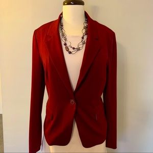 Eden Society Blazer Burgundy